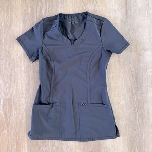 Cherokee Infinity Scrub Top XXS Pewter